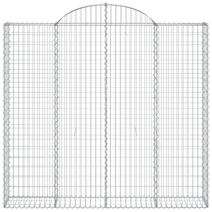 Cesti Gabbioni ad Arco 20 pz 200x50x180/200 cm Ferro Zincato