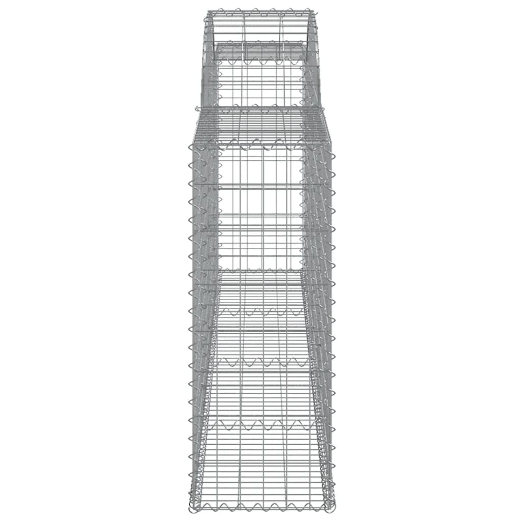 Cesti Gabbioni ad Arco 30 pz 300x30x80/100 cm Ferro Zincato