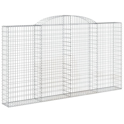 Cesti Gabbioni ad Arco 3 pz 300x30x160/180 cm Ferro Zincato | homemem39