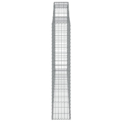 Cesti Gabbioni ad Arco 3 pz 300x30x160/180 cm Ferro Zincato | homemem39