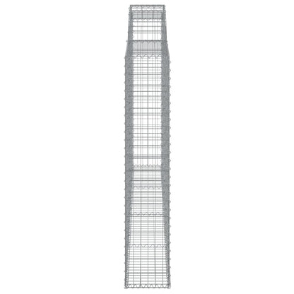 Cesti Gabbioni ad Arco 4 pz 300x30x160/180 cm Ferro Zincato - homemem39