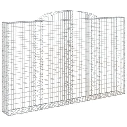 Cesti Gabbioni ad Arco 2 pz 300x30x180/200 cm Ferro Zincato | homemem39