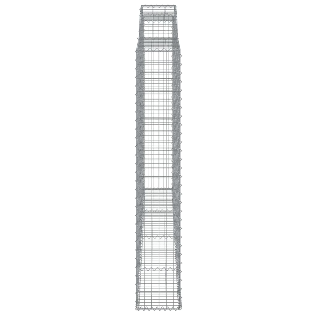 Cesti Gabbioni ad Arco 2 pz 300x30x180/200 cm Ferro Zincato | homemem39