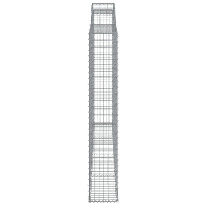 Cesti Gabbioni ad Arco 2 pz 300x30x180/200 cm Ferro Zincato | homemem39