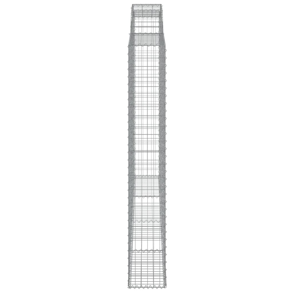 Cesti Gabbioni ad Arco 3 pz 300x30x200/220 cm Ferro Zincato | homemem39