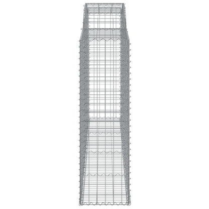 Cesti Gabbioni ad Arco 3 pz 300x50x160/180 cm Ferro Zincato - homemem39