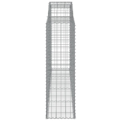 Cesti Gabbioni ad Arco 4 pz 300x50x160/180 cm Ferro Zincato - homemem39