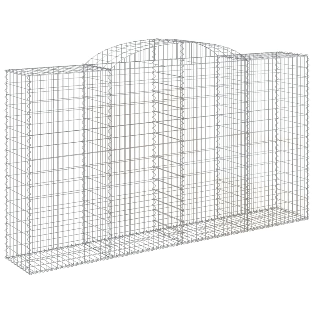 Cesti Gabbioni ad Arco 25 pz 300x50x160/180 cm Ferro Zincato | homemem39