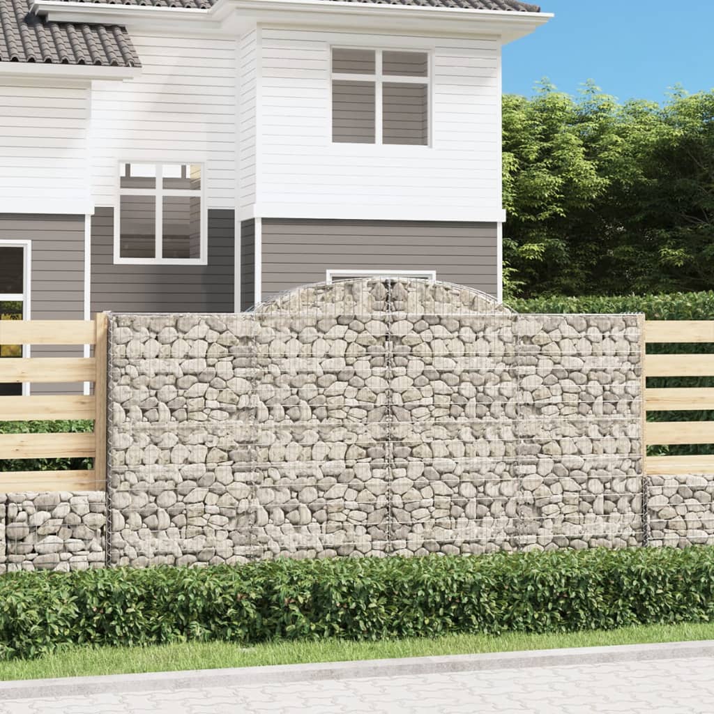 Cesti Gabbioni ad Arco 25 pz 300x50x160/180 cm Ferro Zincato | homemem39