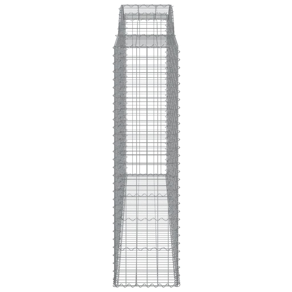 Cesti Gabbioni ad Arco 13 pz 300x50x180/200 cm Ferro Zincato - homemem39