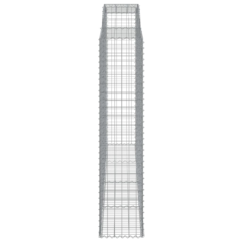 Cesti Gabbioni ad Arco 2 pz 200x50x220/240 cm Ferro Zincato - homemem39