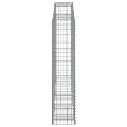 Cesti Gabbioni ad Arco 7 pz 300x50x220/240 cm Ferro Zincato - homemem39