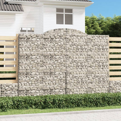Cesti Gabbioni ad Arco 9 pz 300x50x220/240 cm Ferro Zincato | homemem39