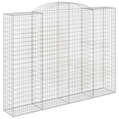 Cesti Gabbioni ad Arco 12 pz 300x50x220/240 cm Ferro Zincato | homemem39