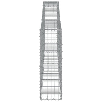 Cesti Gabbioni ad Arco 6 pz 400x30x100/120 cm Ferro Zincato - homemem39