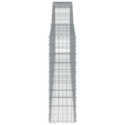 Cesti Gabbioni ad Arco 20 pz 400x30x100/120 cm Ferro Zincato - homemem39