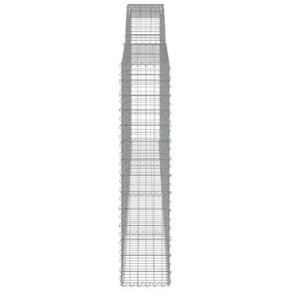 Cesti Gabbioni ad Arco 4 pz 400x30x140/160 cm Ferro Zincato - homemem39