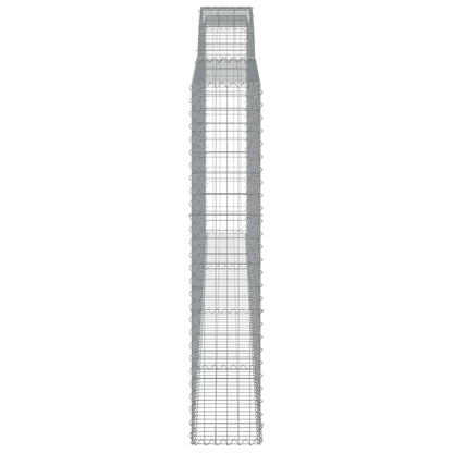 Cesti Gabbioni ad Arco 7 pz 400x30x160/180 cm Ferro Zincato - homemem39