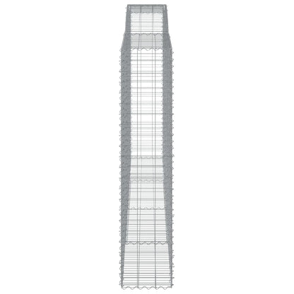 Cesti Gabbioni ad Arco 3 pz 400x50x220/240 cm Ferro Zincato - homemem39