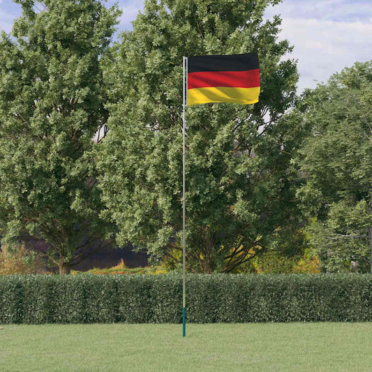 Asta e Bandiera Germania 5,5 m Alluminio | homemem39