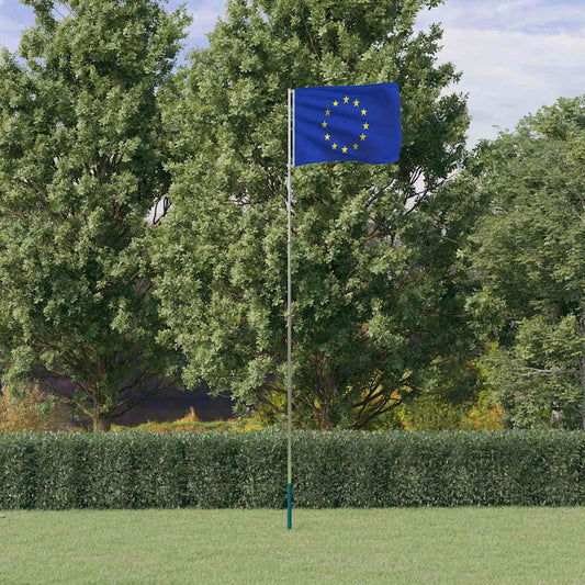 Asta e Bandiera Europa 5,5 m Alluminio | homemem39