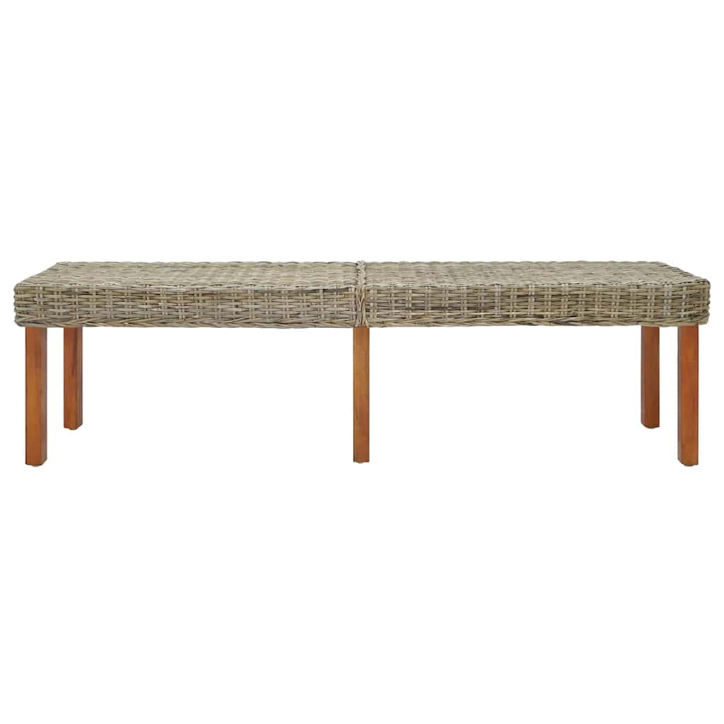 panchina Naturale 160 x 35 x 45 cm Legno di mango massello