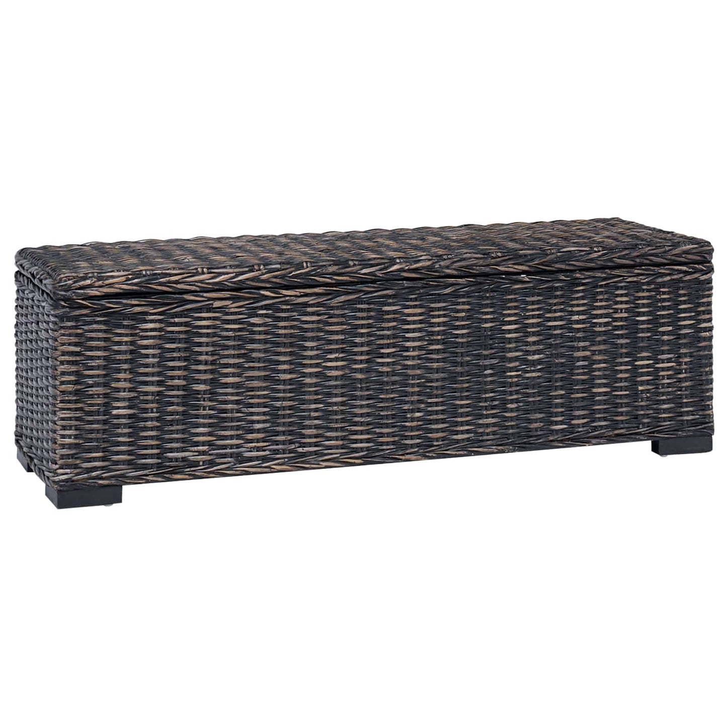 Scatola di Stoccaggio con archiviazione Nero 110 x 35 x 45 cm