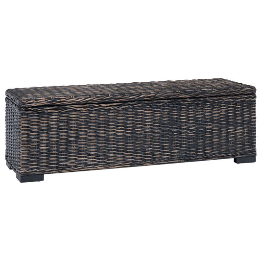 Scatola di Stoccaggio Nero 110 x 35 x 45 cm