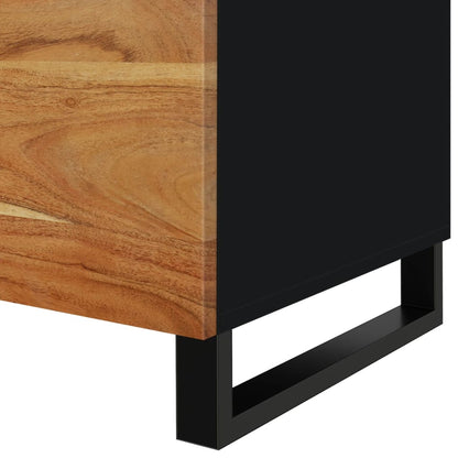 Tavolino da Soggiorno 80x50x40 cm Massello Acacia e Multistrato | homemem39