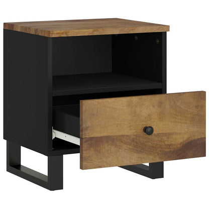 Comodino in Legno Massello di Mango e legno multistrato