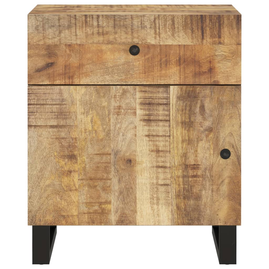 Comodino 50x33x60cm Legno Massello di Mango e Legno Multistrato | homemem39