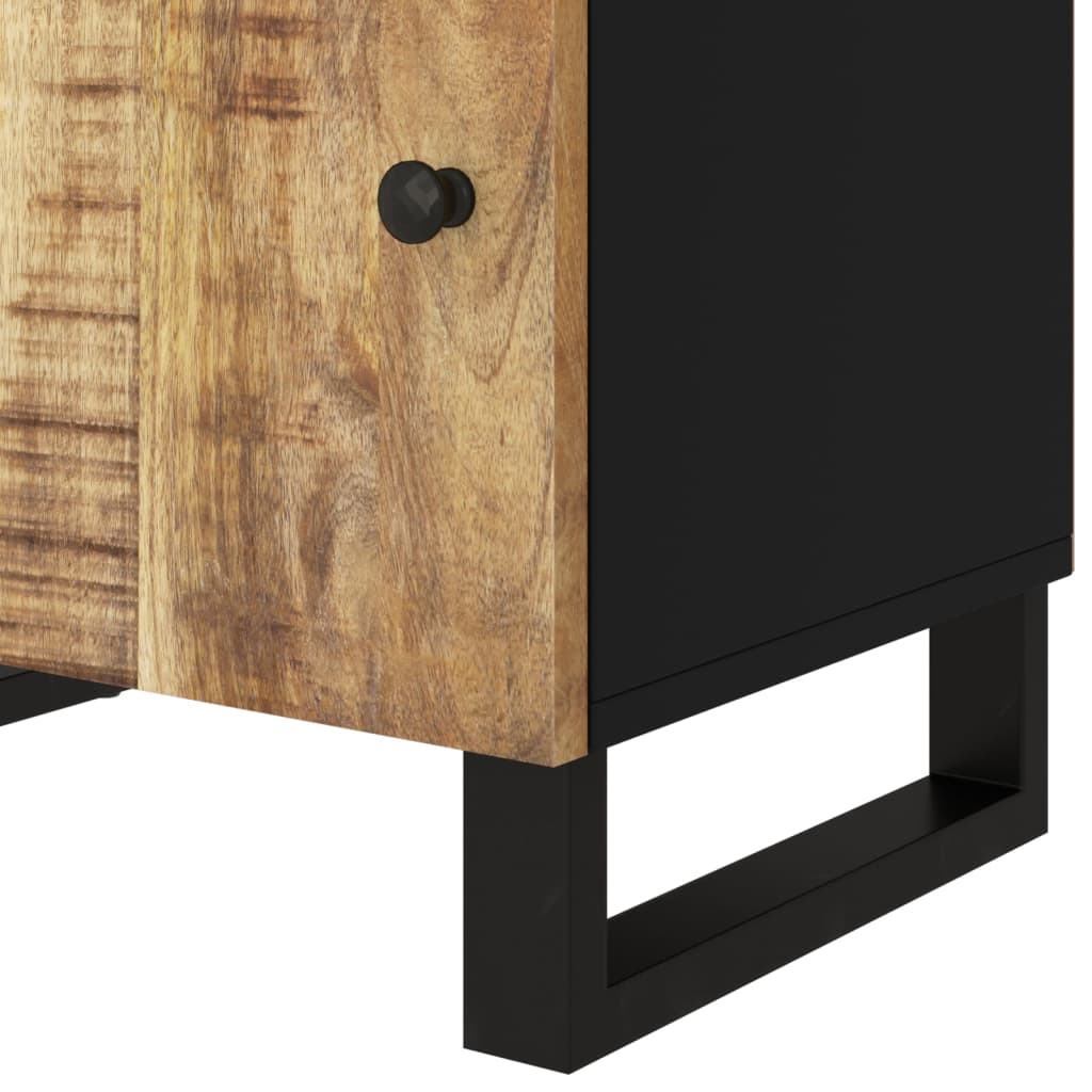 Comodino 50x33x60cm Legno Massello di Mango e Legno Multistrato | homemem39