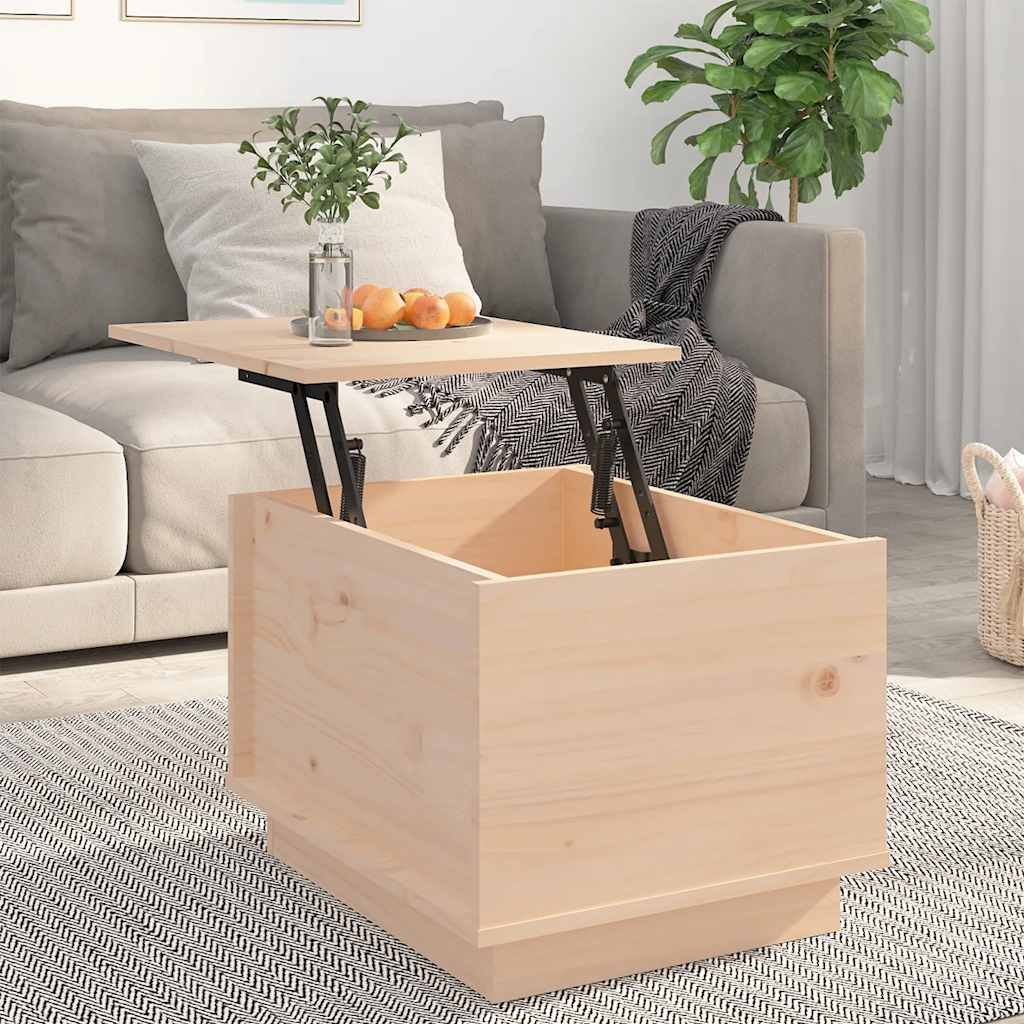 Tavolino da Salotto 40x50x35 cm in Legno Massello di Pino | homemem39