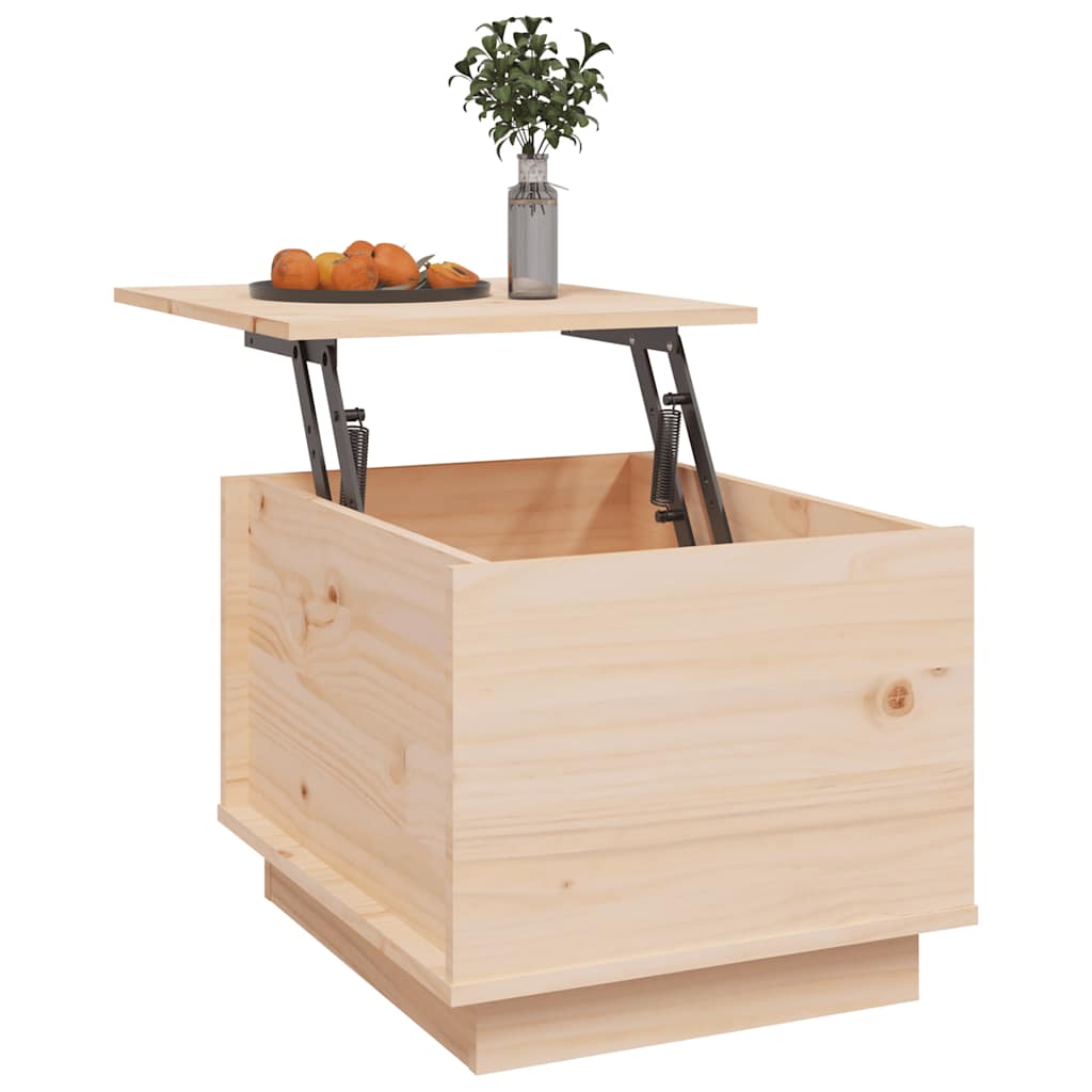 Tavolino da Salotto 40x50x35 cm in Legno Massello di Pino | homemem39