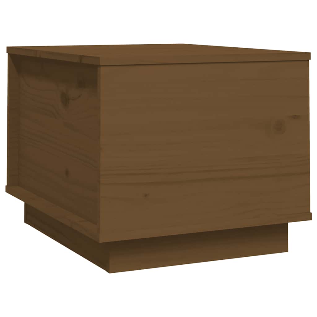 Tavolino da Salotto ambra 40x50x35 cm Legno Massello di Pino | homemem39