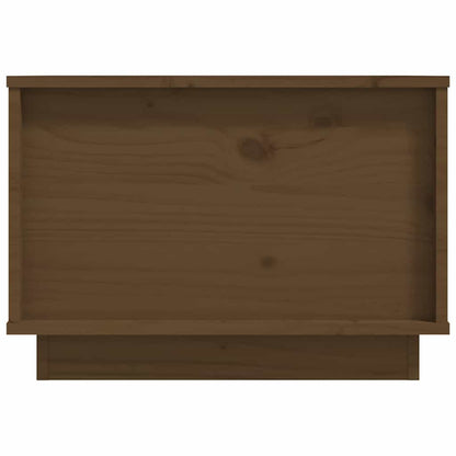 Tavolino da Salotto ambra 40x50x35 cm Legno Massello di Pino