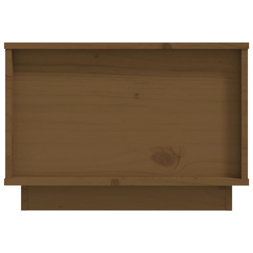 Tavolino da Salotto ambra 60x50x35 cm in Legno Massello di Pino | homemem39