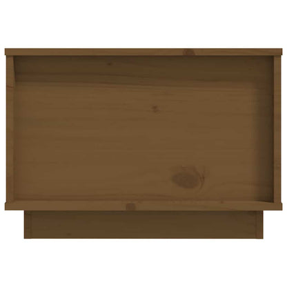 Tavolino da Salotto ambra 60x50x35 cm in Legno Massello di Pino