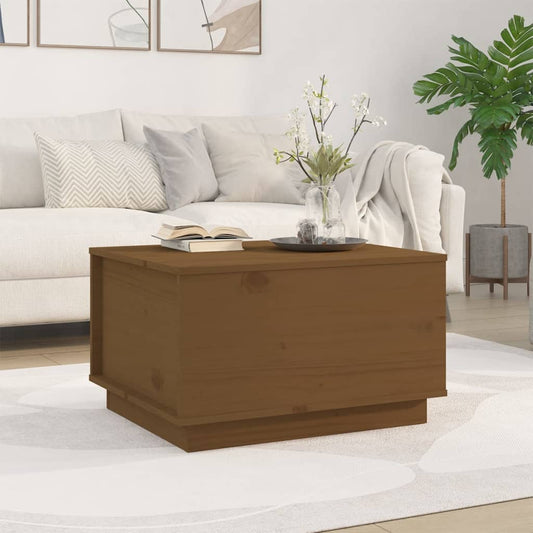 Tavolino da Salotto ambra 60x50x35 cm in Legno Massello di Pino | homemem39