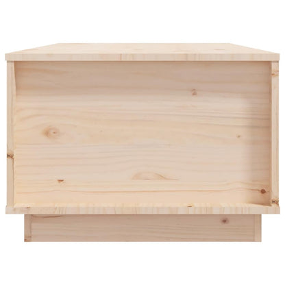 Tavolino da Salotto 100x50x35 cm in Legno Massello di Pino | homemem39