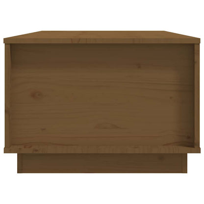 Tavolino da Salotto ambra 100x50x35 cm Legno Massello di Pino
