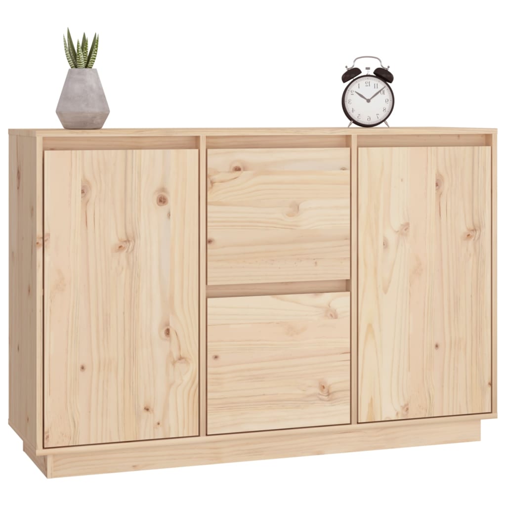 Credenza 111x34x75 cm in Legno Massello di Pino