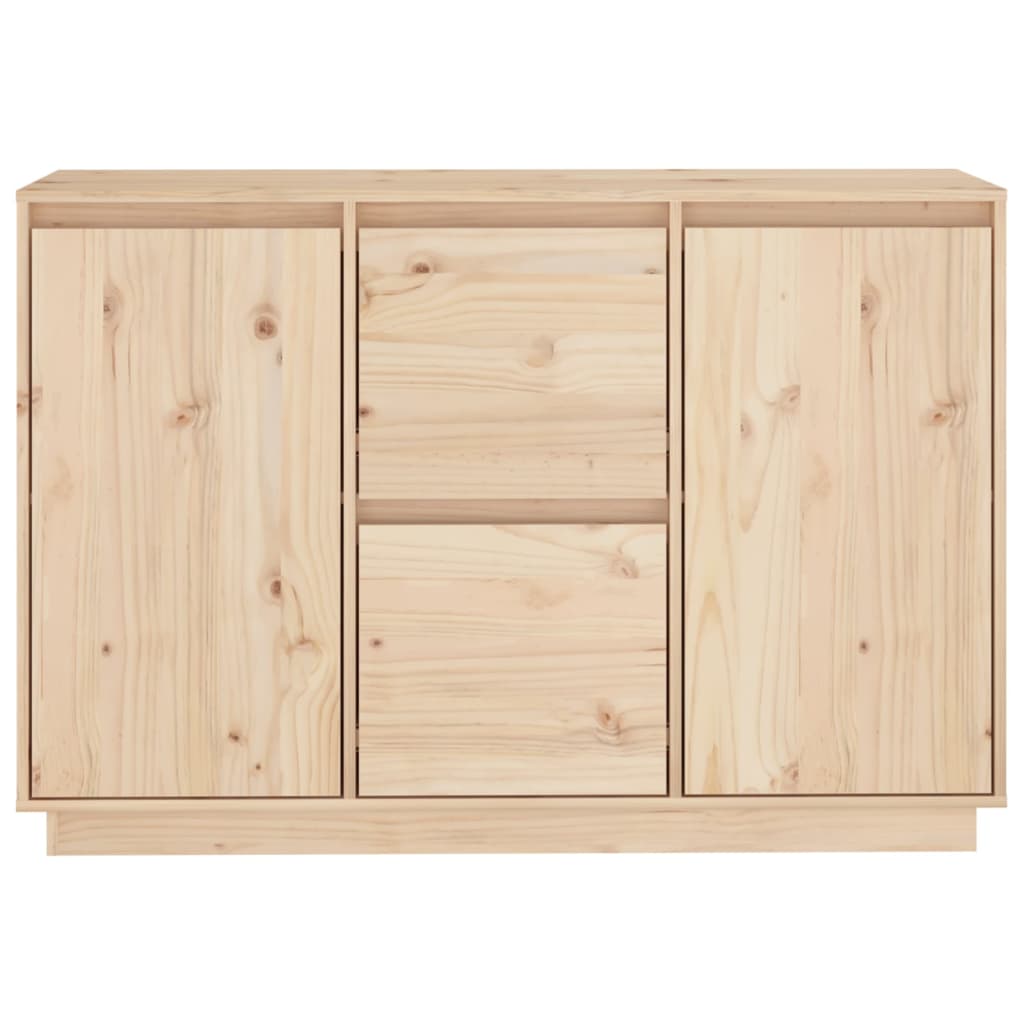 Sideboard 111x34x75 cm in Solid Pine Wood