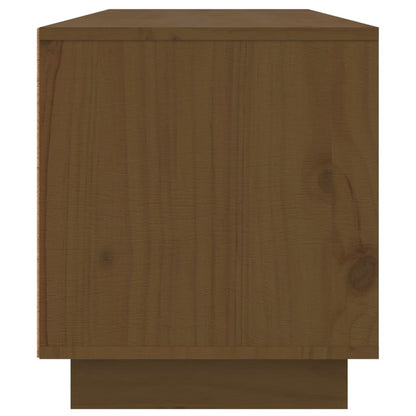 Mobile Porta TV ambra 140x35x40 cm in Legno Massello di Pino - homemem39
