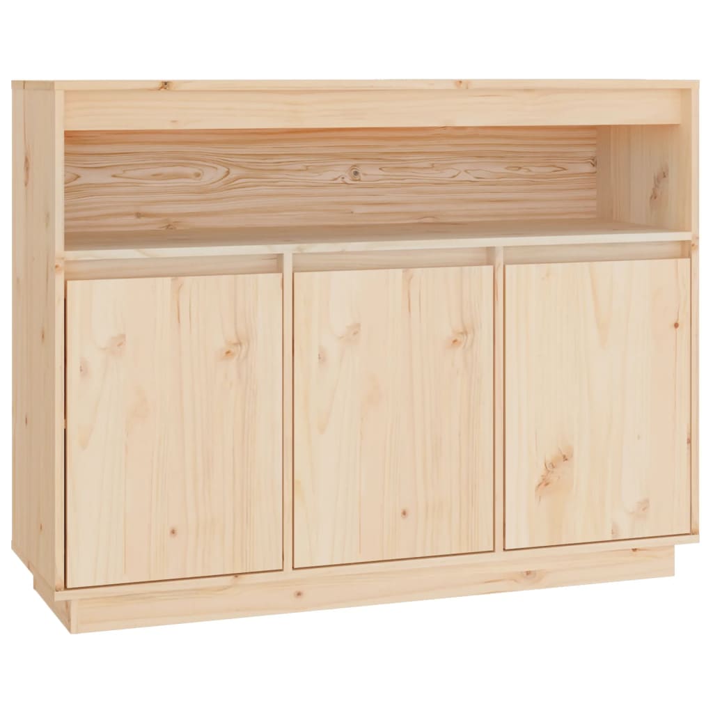 Credenza 104,5x34x80 cm in Legno Massello di Pino - homemem39