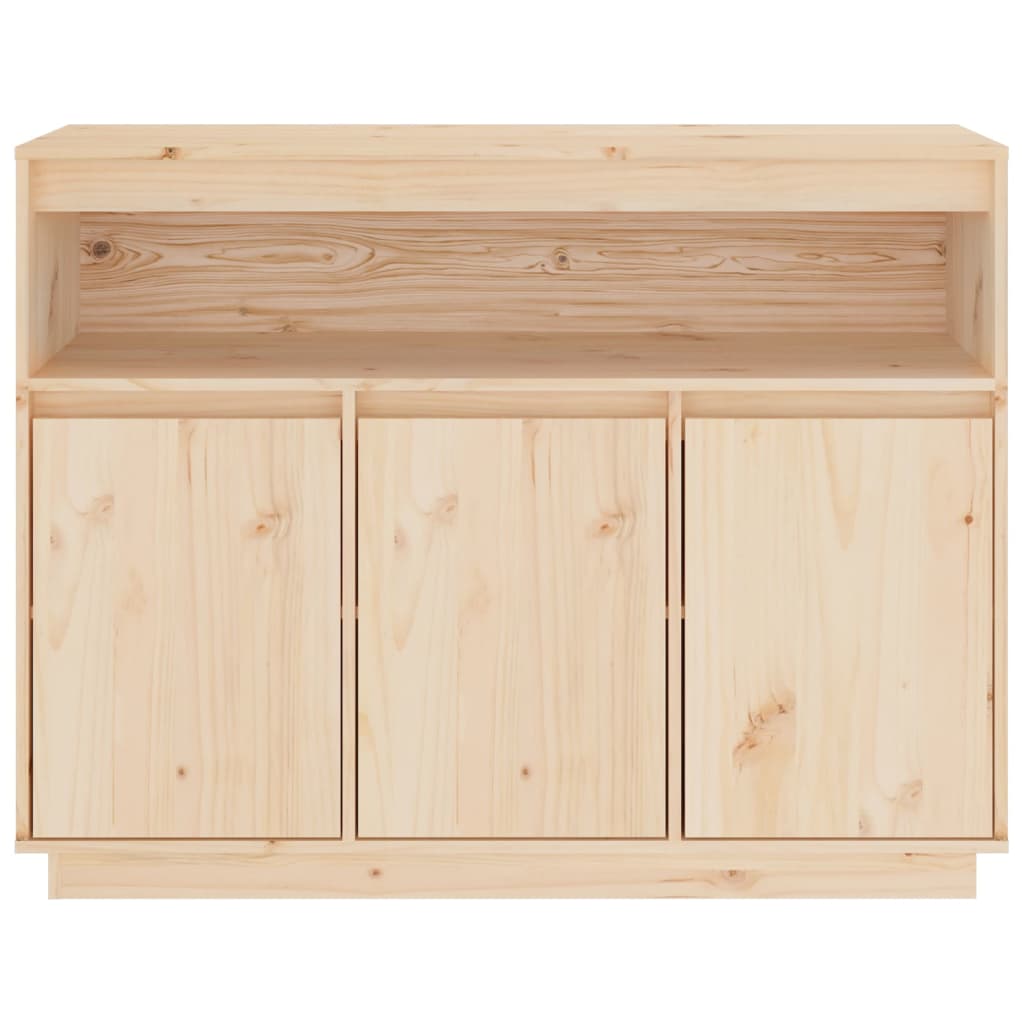 Credenza 104,5x34x80 cm in Legno Massello di Pino - homemem39