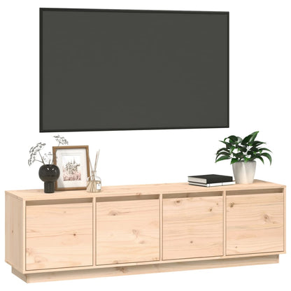 TV Cabinet 156x37x45 cm in Solid Pine Wood