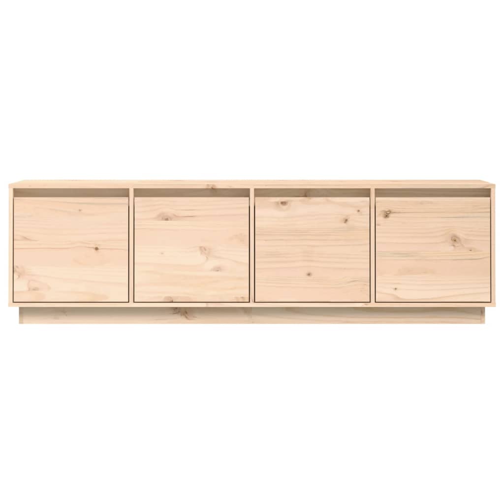 TV Cabinet 156x37x45 cm in Solid Pine Wood