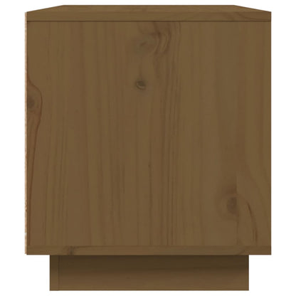 Mobile Porta TV ambra 80x35x40,5 cm in Legno Massello di Pino - homemem39