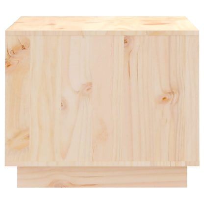 Tavolino da Salotto 120x50x40,5 cm in Legno Massello di Pino